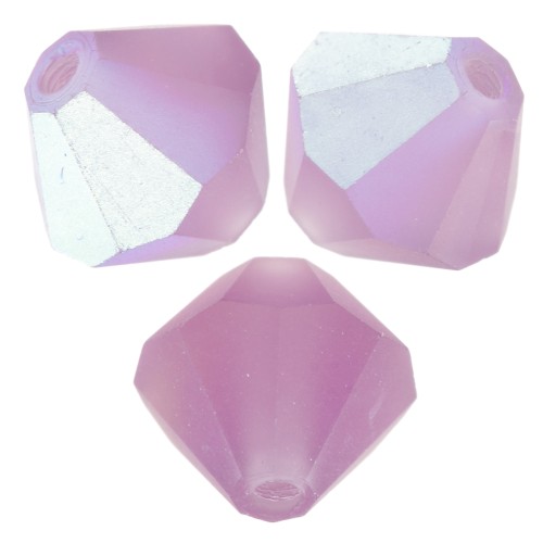 Perle biconi Preciosa- Amethyst AB Matt x12