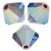 Perle biconi Preciosa- Deep Tanzanite AB 2X x12