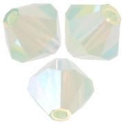 Perle biconi Preciosa - Chrysolite Opal AB 2X x12