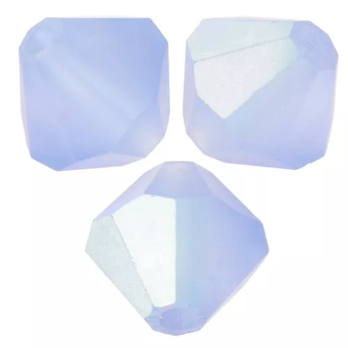 Perle biconi Preciosa- Light Sapphire AB Matt x12