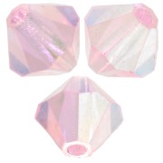Perle biconi Preciosa 5 mm - Pink Sapphire AB 2X x12