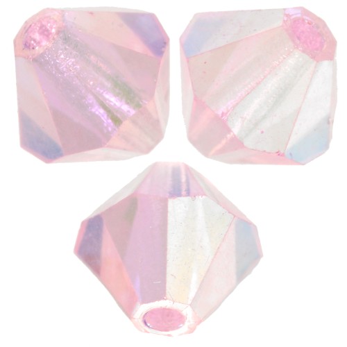 Perle biconi Preciosa 5 mm - Pink Sapphire AB 2X x12