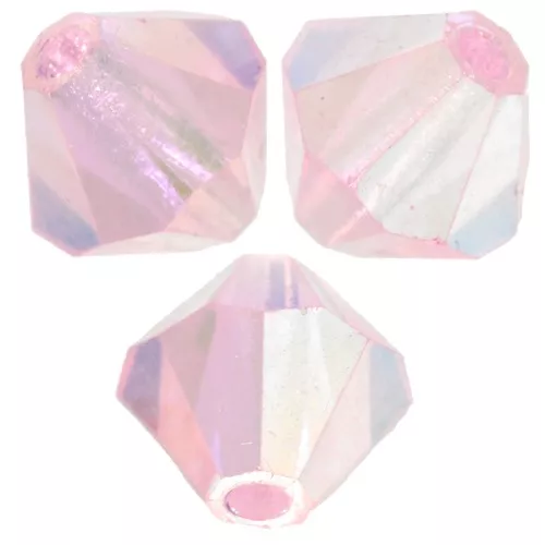 Perle biconi Preciosa 5 mm - Pink Sapphire AB 2X x12