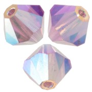 Perle biconi Preciosa 5 mm - Light Amethyst AB 2X x12|raw }}