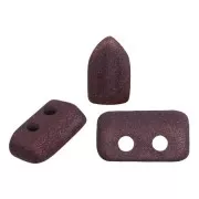 Perle vetro Piros® par Puca® 2x5 mm - Trendy Plum Mat x10g