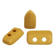 Perle vetro Piros® da Puca® 2x5 mm - Trendy Mustard Mat x10g