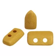 Perle vetro Piros® da Puca® 2x5 mm - Trendy Mustard Mat x10g