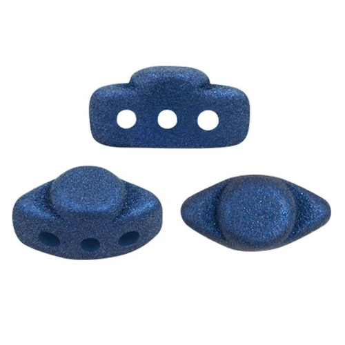 Perle di vetro Volos® da Puca® 4x8 mm - Trendy Royal Blue Mat x10g