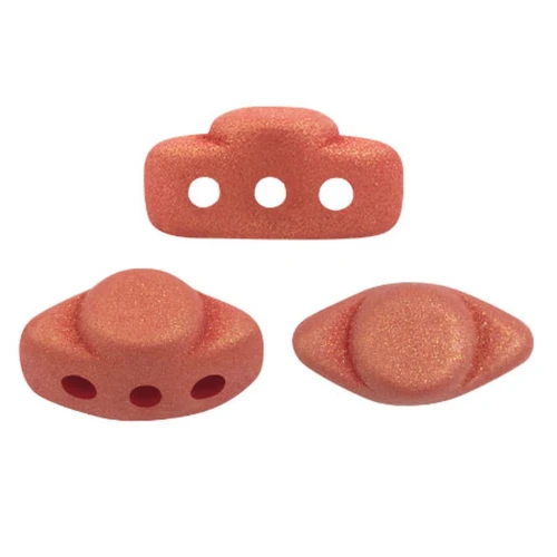Perle di vetro Volos® da Puca® 4x8 mm - Trendy Sienna Mat x10g
