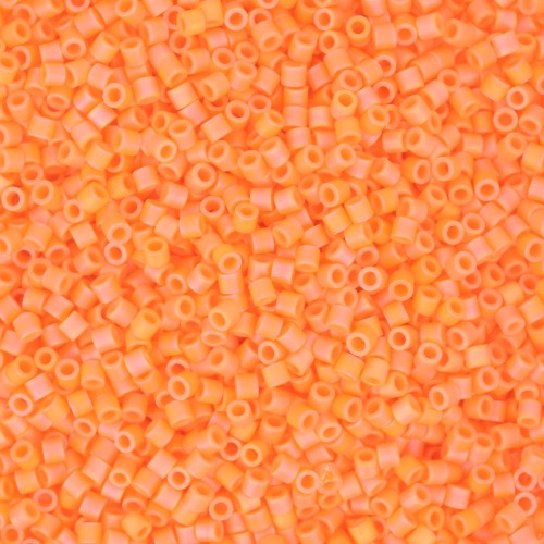 Miyuki Delica 15/0 DBS1593 - Opaque Mandarin AB Mat x5g