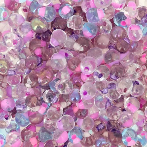 Mix Mini-gouttes Miyuki 3.4 mm DP-MIX-05 - Black Raspberry x8g