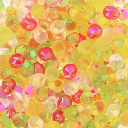 Mix Mini-gouttes Miyuki 3.4 mm DP-MIX-06 - Flamingo Road x8g