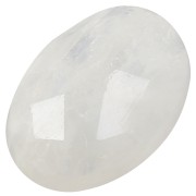 Cabochon ovale sfaccettato mm. 14x10 Pietra di luna