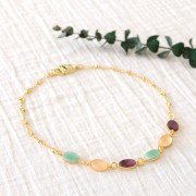 Cabochon ovale mm. 14x10 Quartz Rose