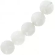 Perla rotonda da 5,5 mm a 6 mm in pietra semipreziosa - Pietra di luna x15