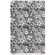 Feuille de transfert VeroS 13.5x9 cm - Papier soluble pour pâte polymère - N°308 x1