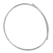 Filo duro 2 mm - temperato - Argento 925 x50cm