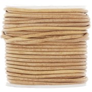 Cordoncino in pelle 1,5 mm - Vintage Natural x20m|raw }}