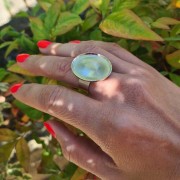 Anello Castone retro piatto mm. 25 Argento 925