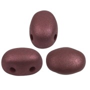 Perle di vetro Samos® di Puca® 7x5 mm - Trendy Wine Lees Mat x10g|raw }}