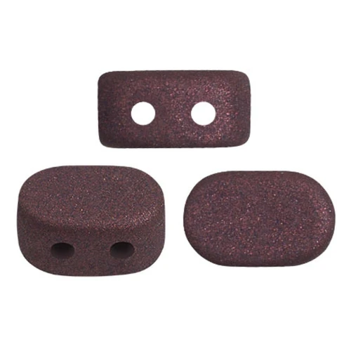 Perle di vetro Lipsi® di Puca® 4x6 mm - Trendy Plum Mat x10g