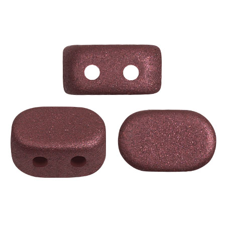 Perle di vetro Lipsi® di Puca® 4x6 mm - Trendy Wine Lees Mat x10g