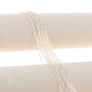 Perle d'acqua dolce a grana di riso - 3x2 mm - Grado AA Bianco x40cm