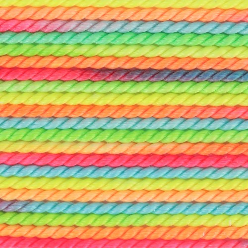 Filo di seta 0,70 mm - Multicolore fluorescente (fosforescente) x2m