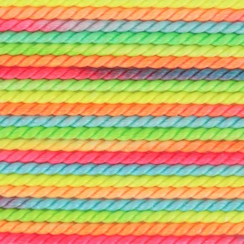 Filo di seta 0,70 mm - Multicolore fluorescente (fosforescente) x2m