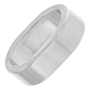 Passante 16x5 mm per cordoni da 6 mm - acciaio inox 304L x1