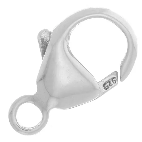 Chiusura Moschettone da 13 mm - Argento 925 x1