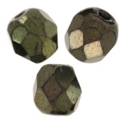 Sfaccettate mm. 4 Jet Red Luster x50