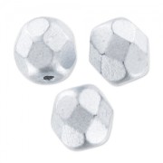 Sfaccettate mm 6 Silver Mat x25