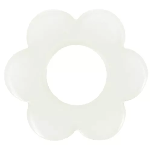 Pendente a fiore in acetato trasparente da 18 mm - Ecume x1