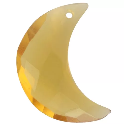 Pendente in pietra semipreziosa sfaccettata 20x14 mm - Idro Citrino x1