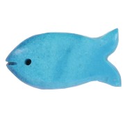 Pendente in pietra semipreziosa da 21x11 mm - Turchese x1