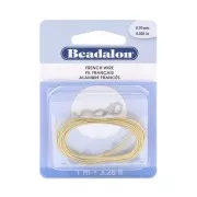 French Wire 0,70 mm - Dorato x1m