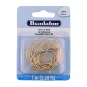 French Wire 1 mm - Dorato x1m