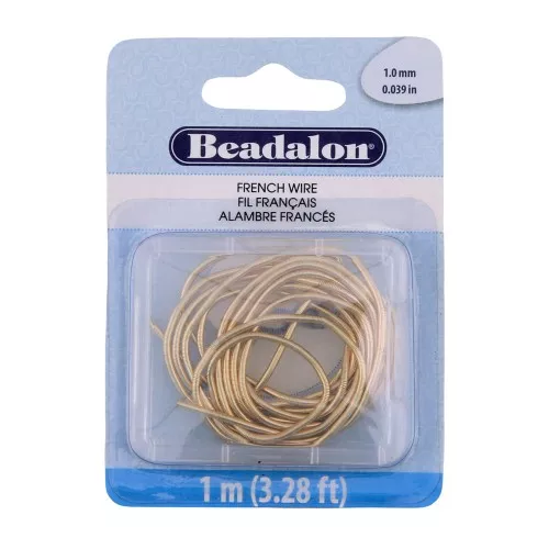 French Wire 1 mm - Dorato x1m
