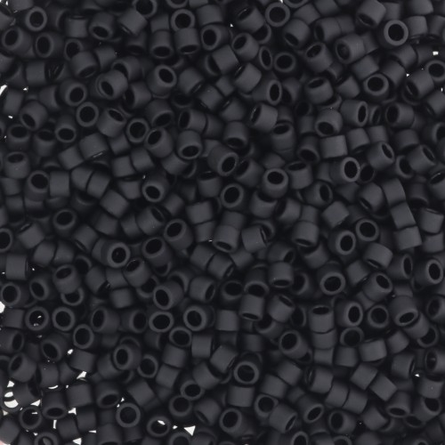 Toho Aiko 11/0 1,6 mm TA0149F - Opaque Jet Mat x4g