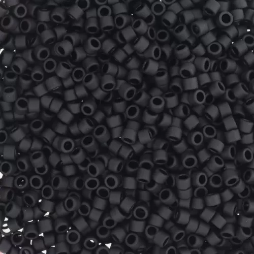 Toho Aiko 11/0 1,6 mm TA0149F - Opaque Jet Mat x4g