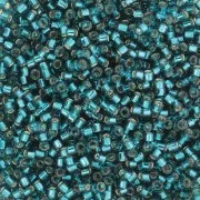 Toho Aiko 11/0 1,6 mm TA0127BD - Transparent Teal Silver Lined x4g