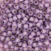 Rocaille Toho 8/0 TO8RPF2108 - PF Milky Amethyst Silver Lined x8g