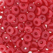 O Bead 4 mm Pastel Dark Coral x5g|raw }}