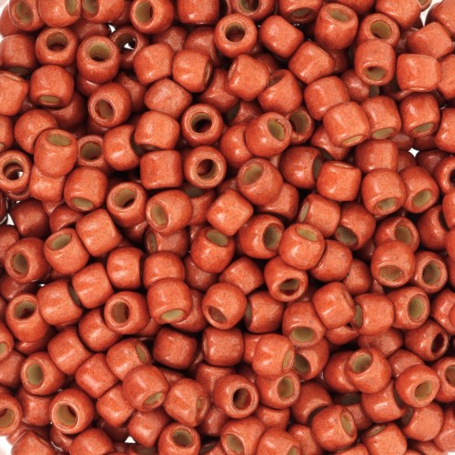 Rocaille Toho 8/0 TO8RPF562F - PF Saffron Mat Galvanized x8g