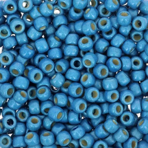 Rocaille Toho 8/0 TO8RPF582F - PF Aqua Sky Mat Galvanized x8g