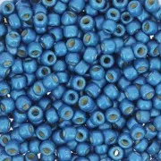 Rocaille Toho 8/0 TO8RPF584F - PF Turkish Blue Mat Galvanized x8g
