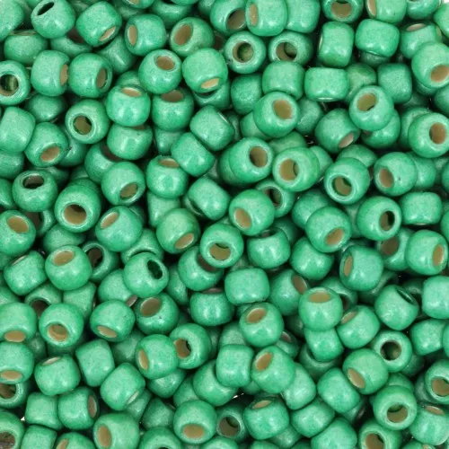 Rocaille Toho 8/0 TO8RPF588F - PF Spring Green Mat Galvanized x8g