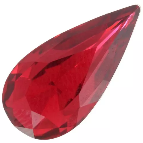 Cabochon PureCrystal 4322 Teardrop Fancy Stone 14x7 mm - Scarlet x1