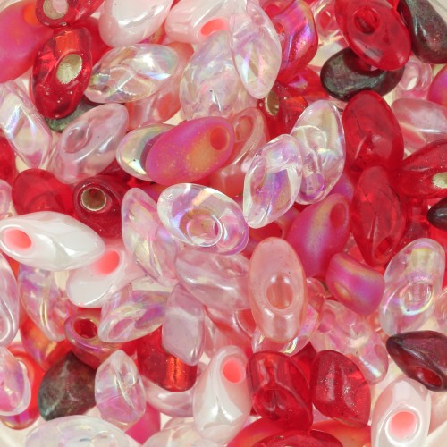 Mix Long Magatama Miyuki 4x7 mm LMA-MIX04 - Valentine x10g